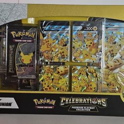 Pokemon CELEBRATIONS Pikachu V Union COLLECTION BOX 