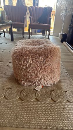 Pink foot stool