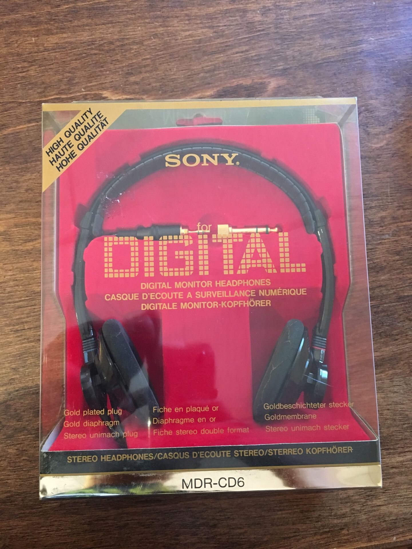 Sony MDR-CD6 NOS Audiophile