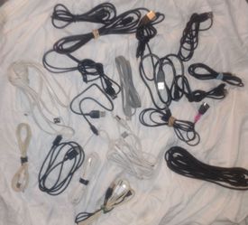 Mixed  micro USB and Charging Cable Lot
