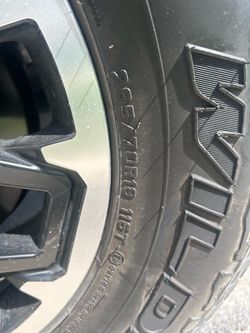 Toyota Trd tires and rims