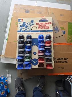 MLB Ice Cream Helmet Display With 27 Helmets