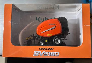 NewRay Kubota BV5160 Round Baler – 1:32 Scale Farm Toy Implement – Brand New!