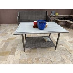 Outdoor Couch Frame And Table 