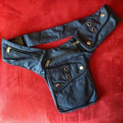 Handmade, unisex, very good quality, waist bag for psychedelic events,Handmade, unisex, hip bag, belt bag, fanny pack , $47 Hayden and McDowell