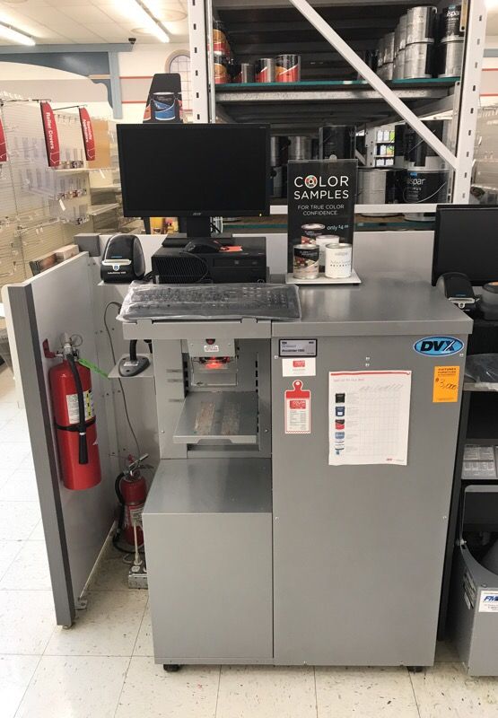 Fluid Management Accutinter 1500 paint mixer machine