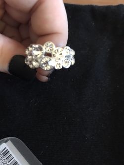 Diamond Clustered Ring