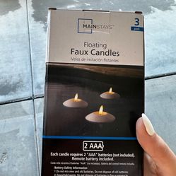 3 Pack Floating Candles