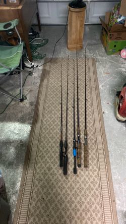 5 Bait Casting Rod Bundle