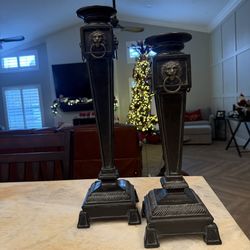 Bronze Candleholders