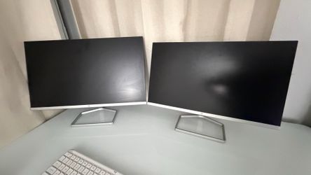 Two HP monitors