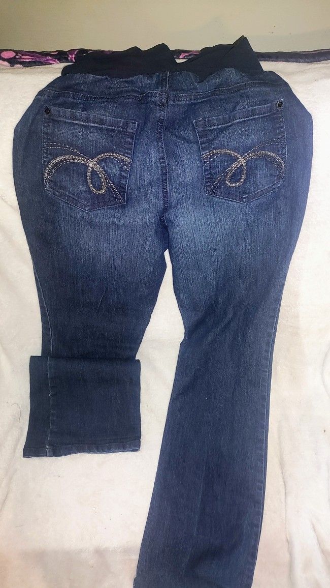 Maternity Jeans Size Large