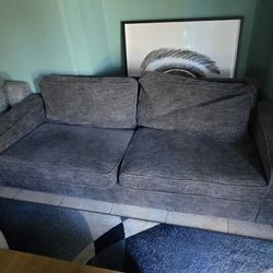 Two Gray Sofas