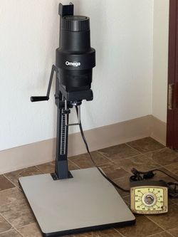 Omega Photo Enlarger and Supplies