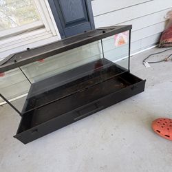 40 Gall Reptile Tank With Pull Out Box