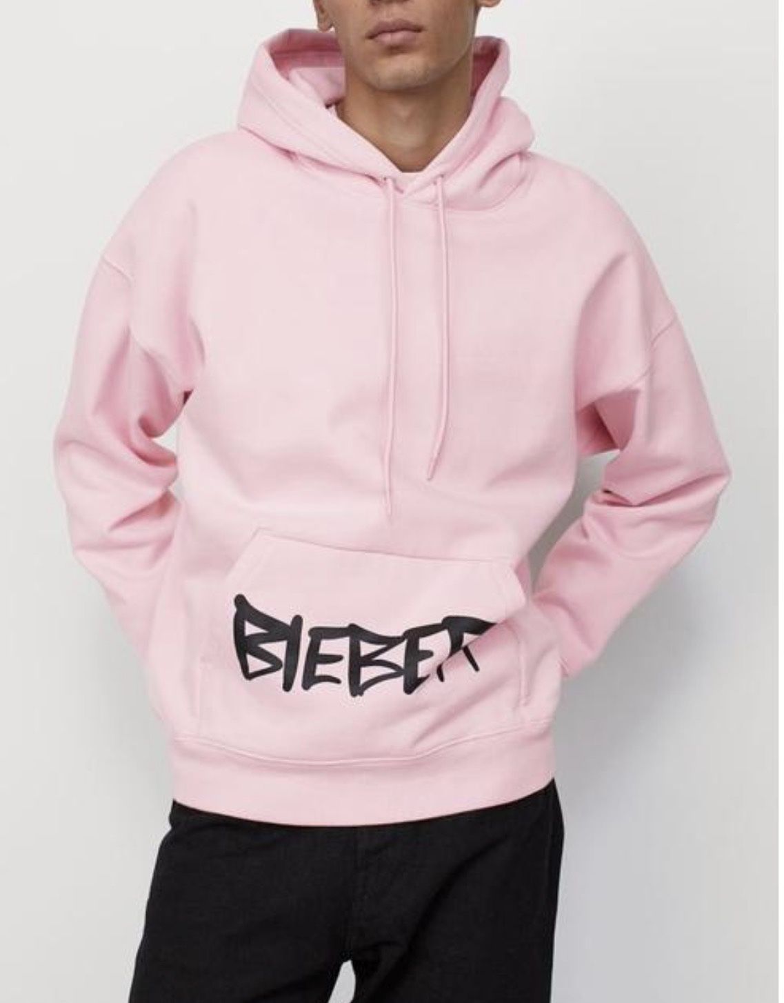 Men’s Pink Hoodie From Justin Bieber