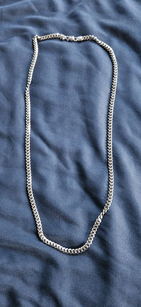925 Silver 24 Inch 5 mm Cuban Chain