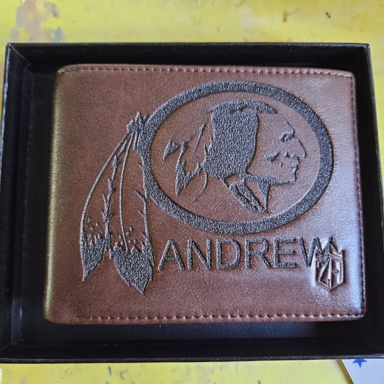 Custom Engraved leather wallets