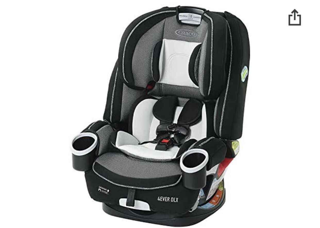 Graco 4Ever DLX 4 in 1 Car Seat, Infant to Toddler Car Seat, with 10 Years of Use, Retails at $330 It’s brand new