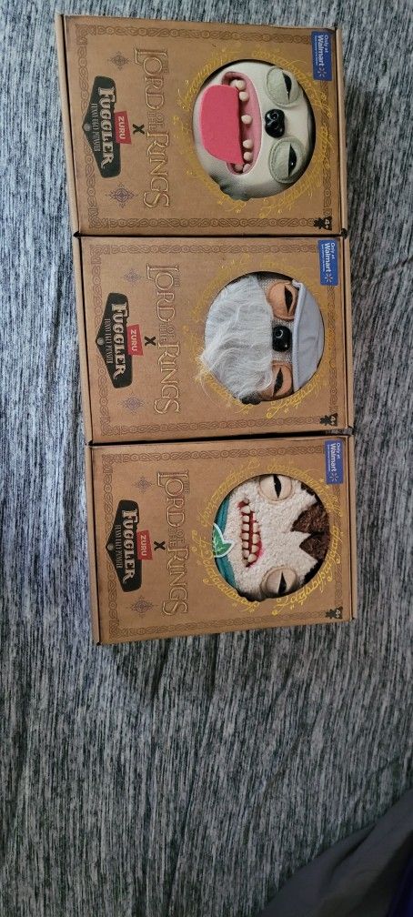 Set Of 3 Lord Of The Rings Fugglers