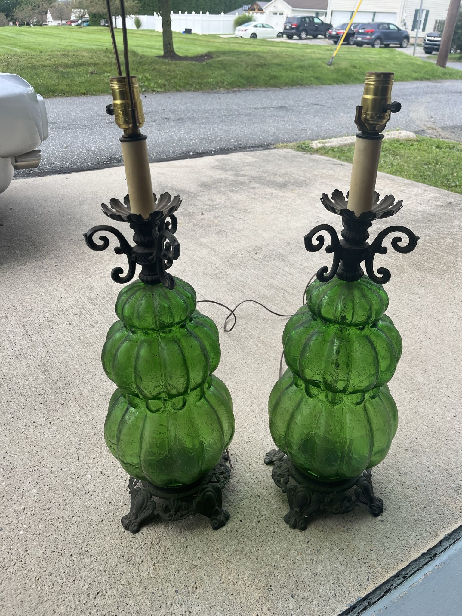 Pair of Vintage Antique Lamps 