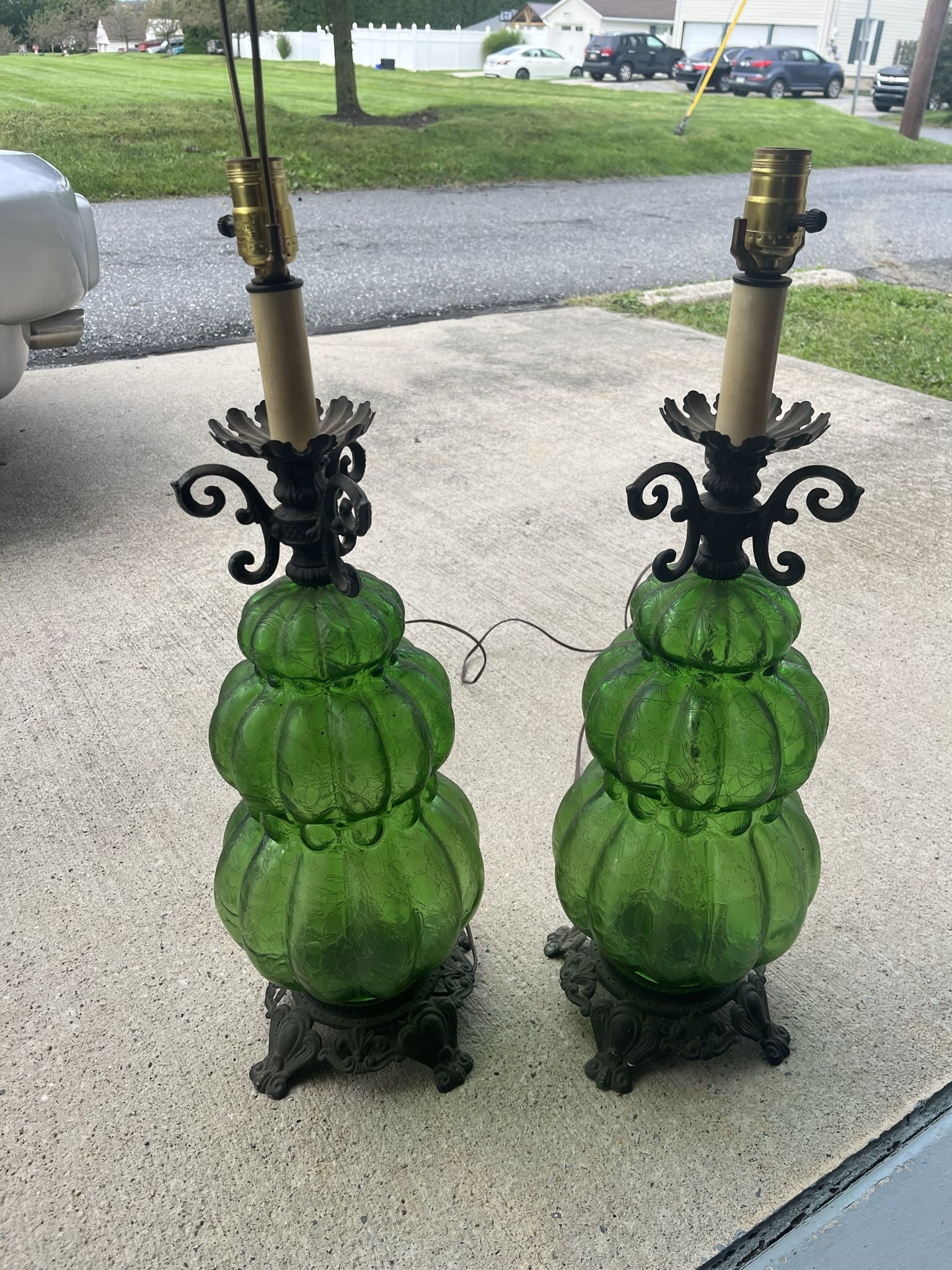 Pair of Vintage Antique Lamps