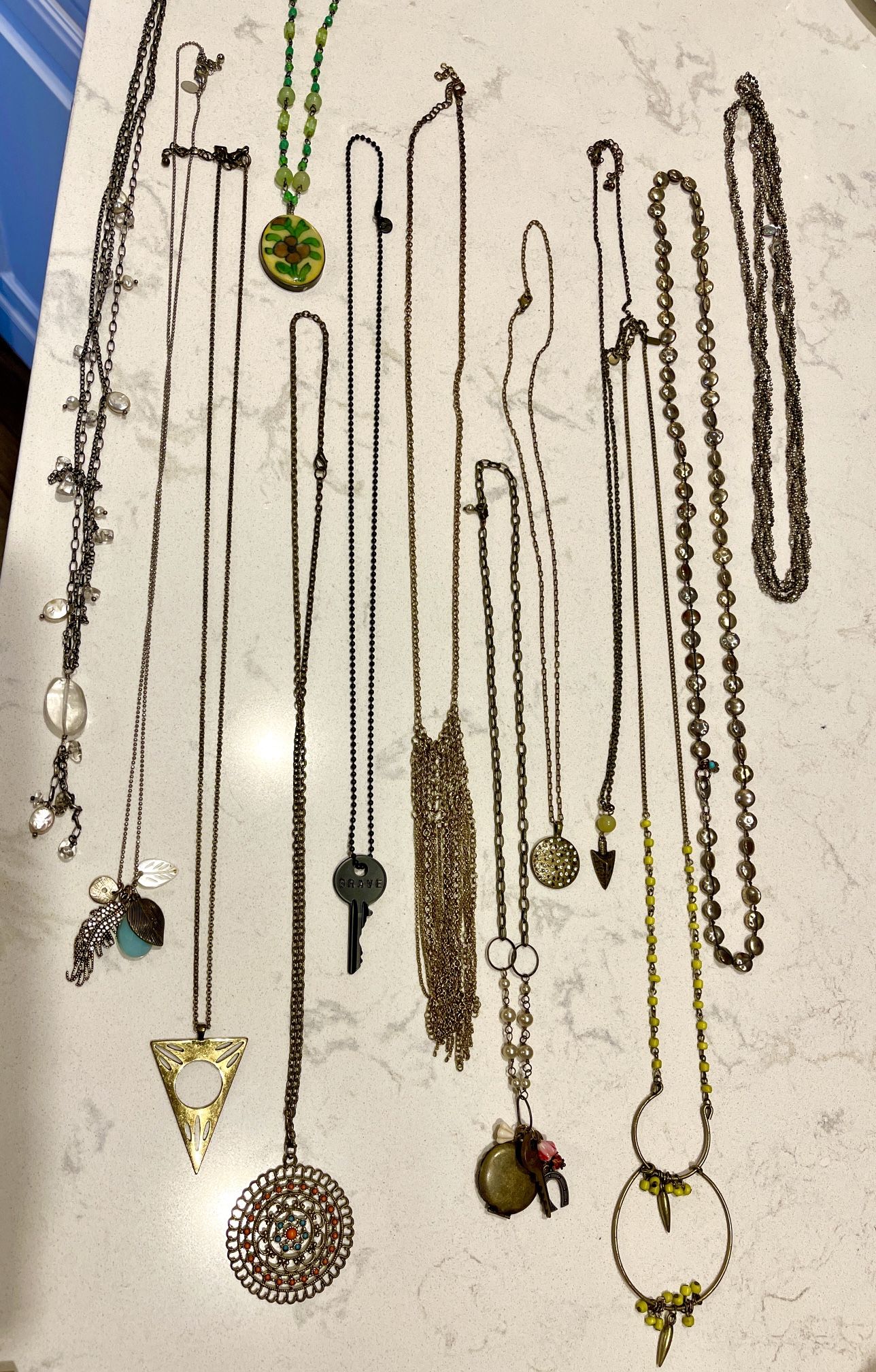 Gold/Silver Necklaces - Costume Jewelry