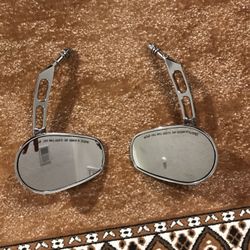 Motorcycle Mirrors Stainless Steel 
