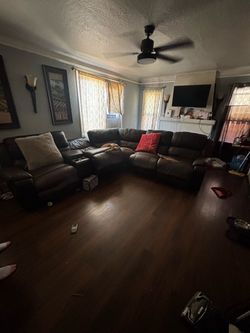 Free recliner sectional