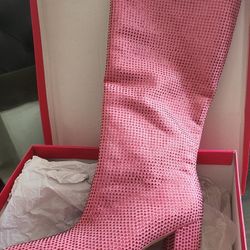 Shiny Pink Boots 