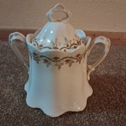 Vintage Bone China Sugar Bowl 