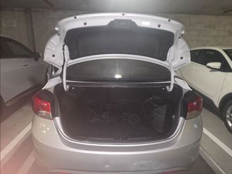 Silver Hyundai Elantra 2013