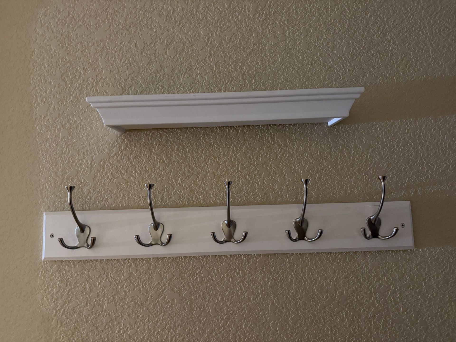 Coat Rack And Matching Shelf