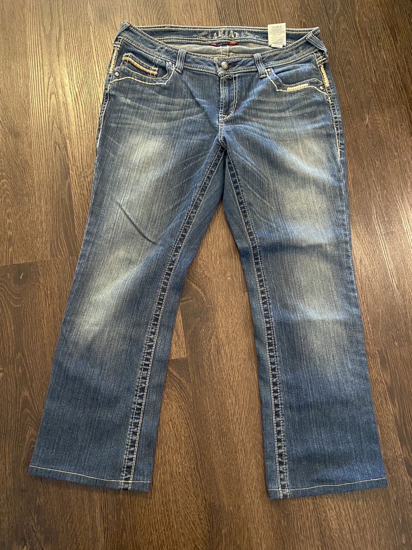 Womans Ariat Ruby Stitch Pocket Jeans Size 32 Regular #11