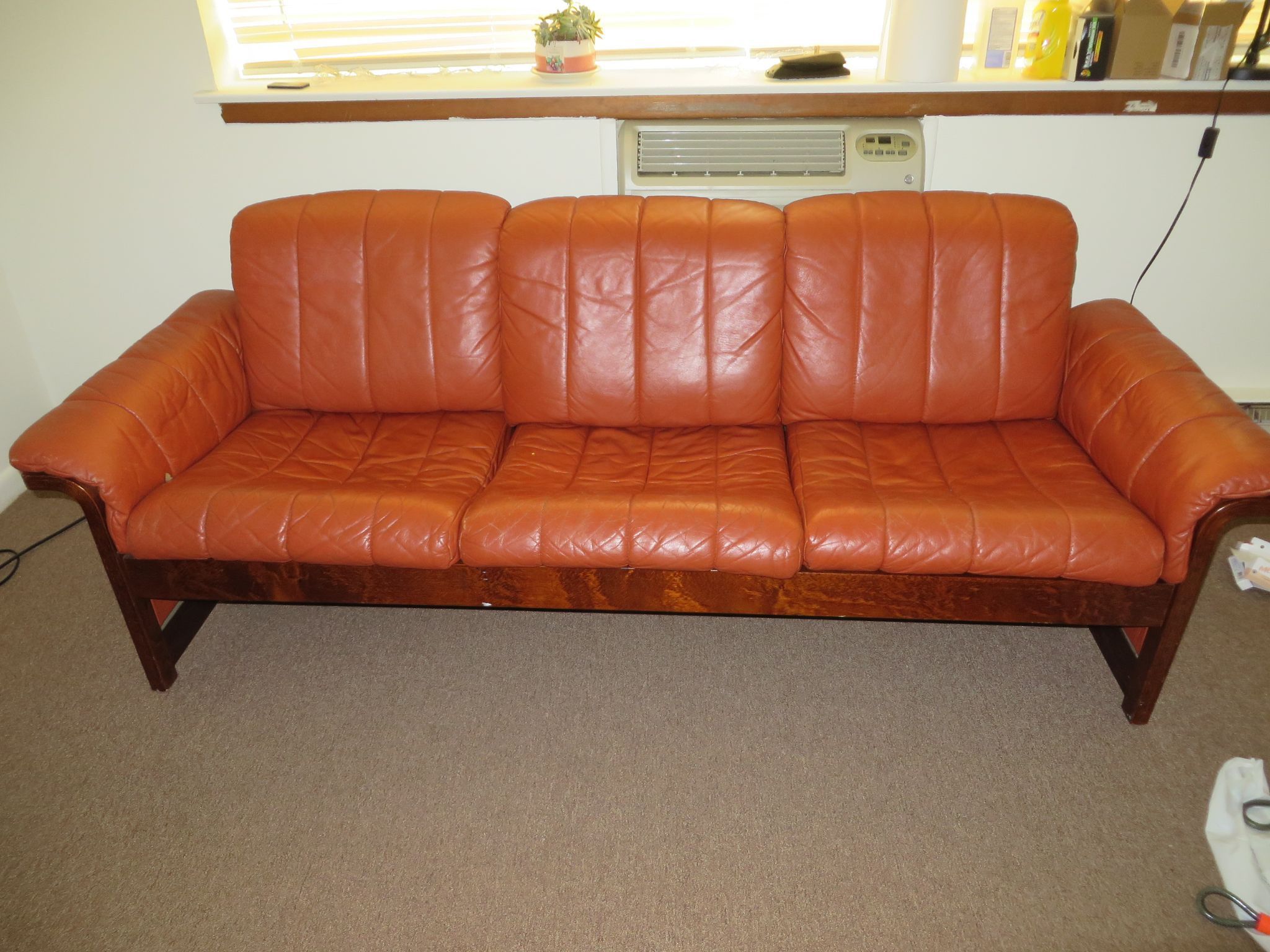 Genuine leather Couch