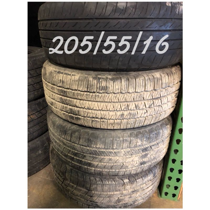 Used tires for sale 205/55/16 free installation and balancing