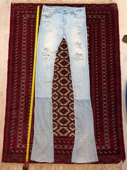 Flared Stacked jeans size 36W x 65L