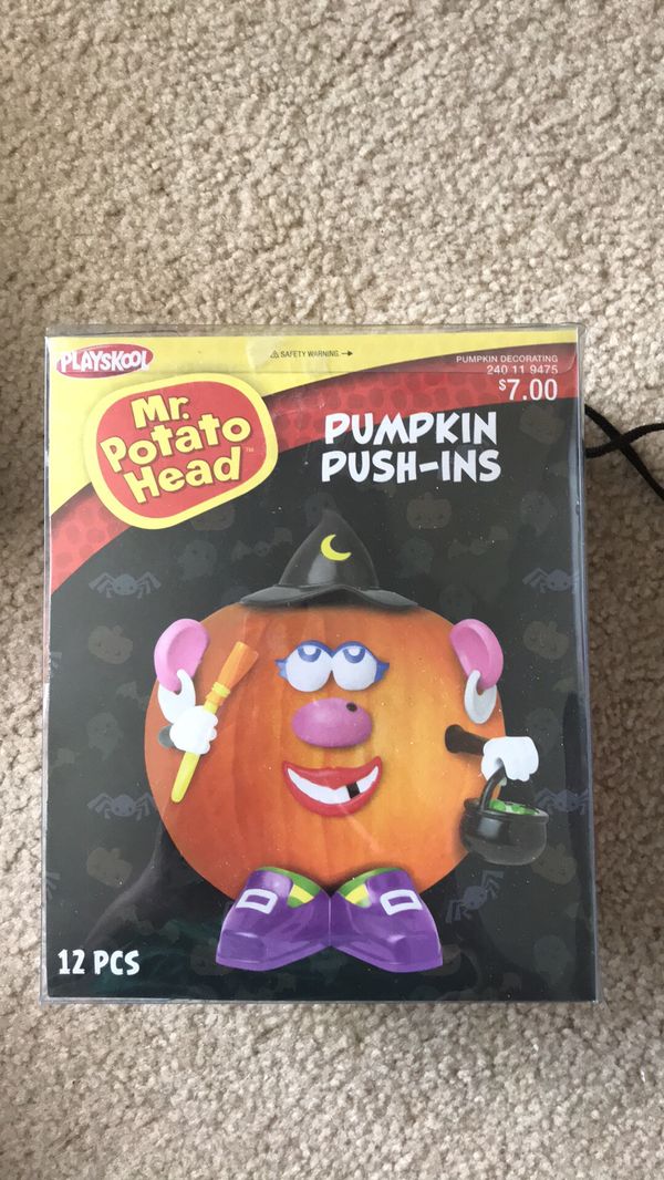 Pumpkin Decorating Kit Push Ins Mr Potato Head New In Box For Pumpkin Decorating Kit Push Ins Mr Potato Head New In Box