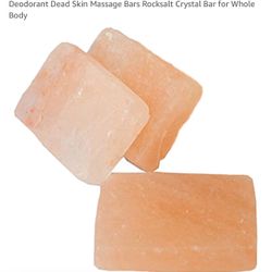 Brand new three pack Himalayan salt bar on open box