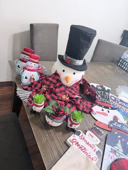 Snowman Christmas theme