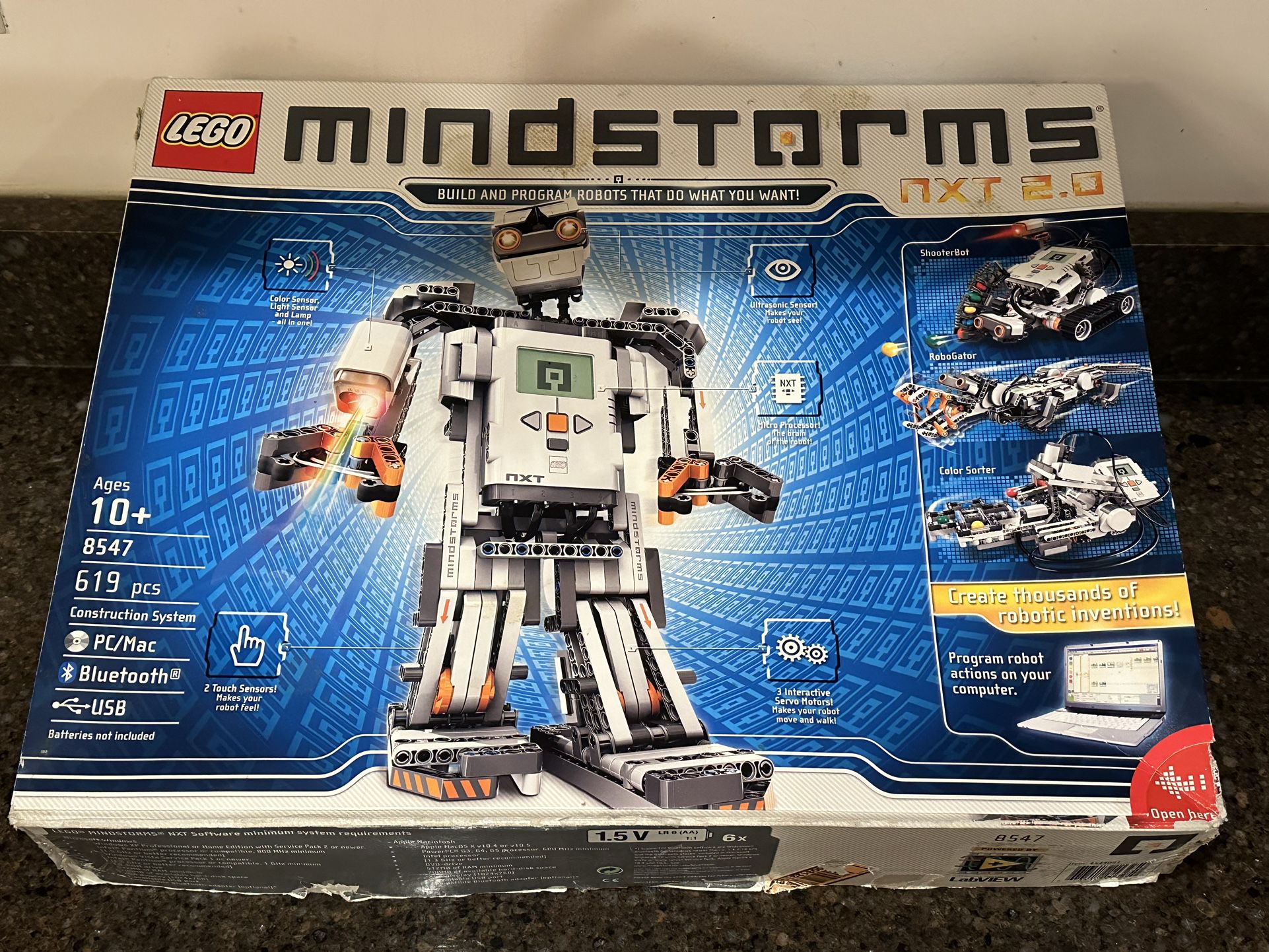 Bare gør delvist kryds Lego Mindstorms NXT 2.0 Core Set 8547 for Sale in Cornelius, NC - OfferUp