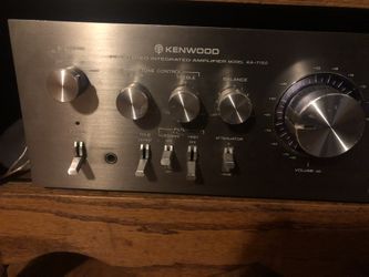 Vintage Kenwood Integrated Amplifier 