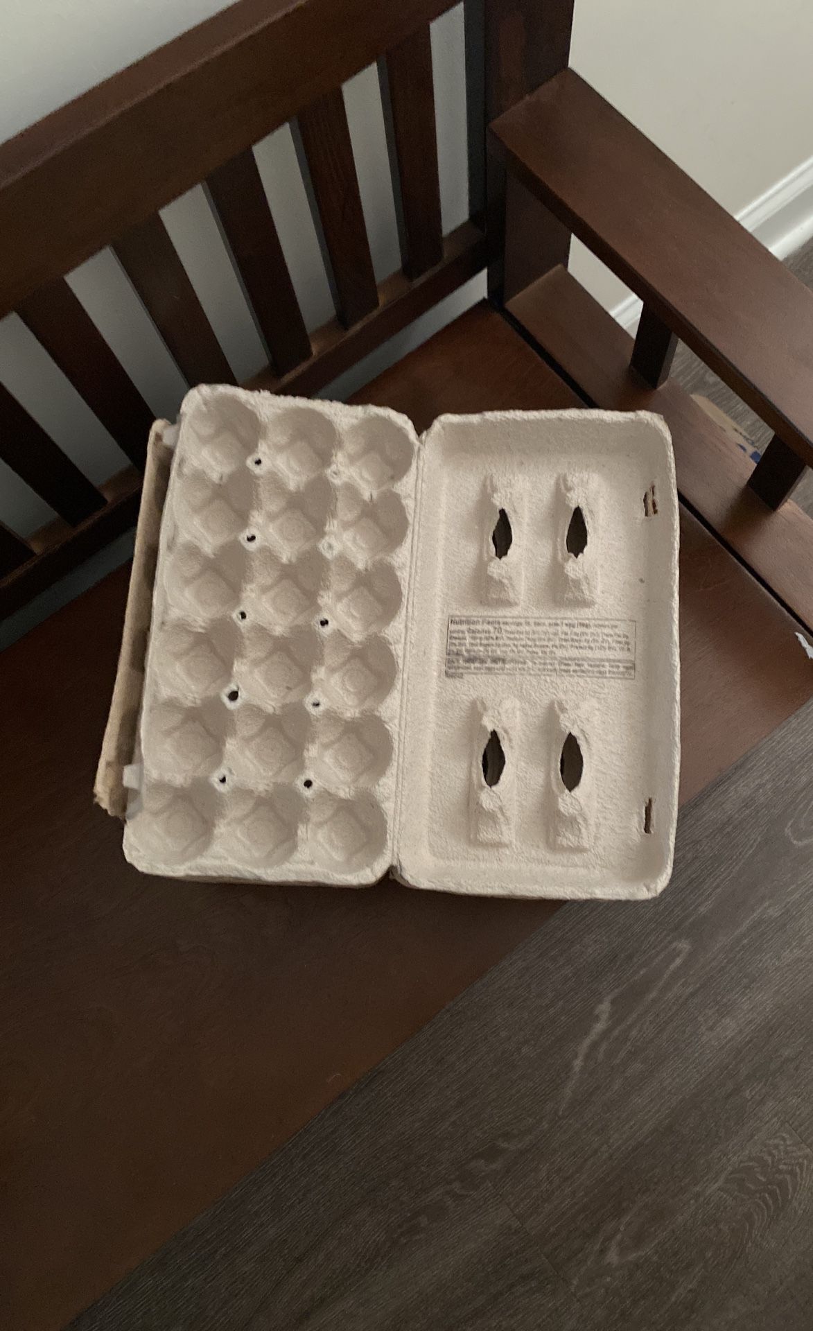 Empty Pulp Egg Cartons Holds 18 Eggs 12 Cartons