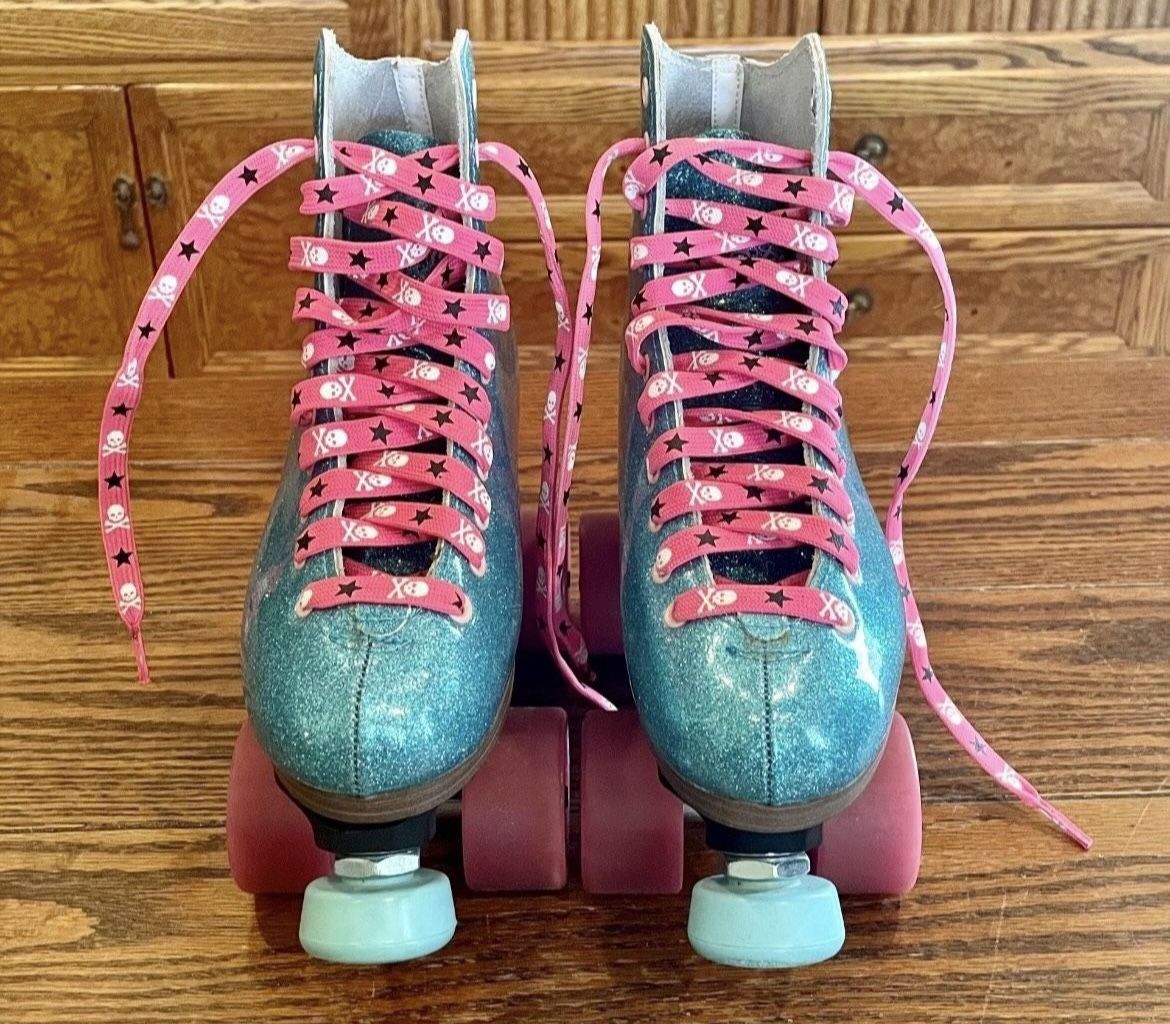 Sure Grip Stardust Blue Youth Size Roller Skates