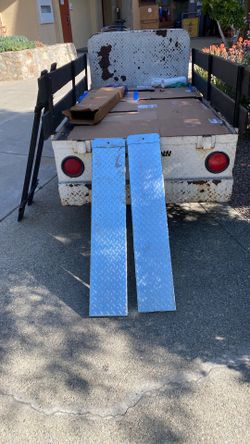 Flat metal ramps, 3 ft.