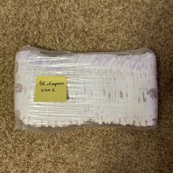 Kirkland Signature Size 1 Diapers – 46 Count Sealed Pack