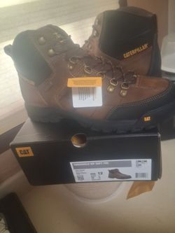 PRICE DROP! Brand New Caterpillar Work Boots Size 12 – $40