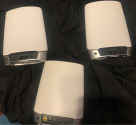 NETGEAR Orbi WiFi 6 Mesh System — Router + 2 Satellites — $140 OBO