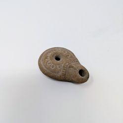 Ancient Imperial Roman Terracotta Oil Lamp (c. 1st-3rd Century CE)