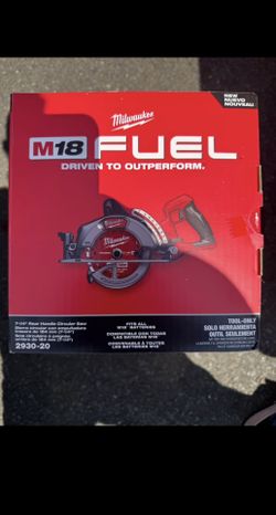 Milwaukee Fuel 7-1/4” Rear Handle Circular Saw ***Not Negotiable***Tool Only*** (2930-20)